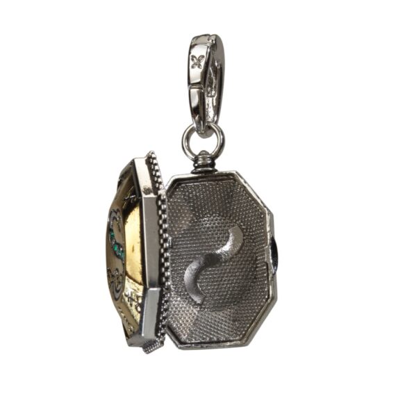 NN1046 Lumos Charm #24 Slytherin Locket - Open_resized