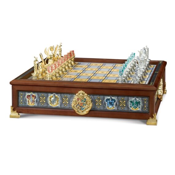 NN7109 Quidditch Chess Set Silver & Gold Plated_resized