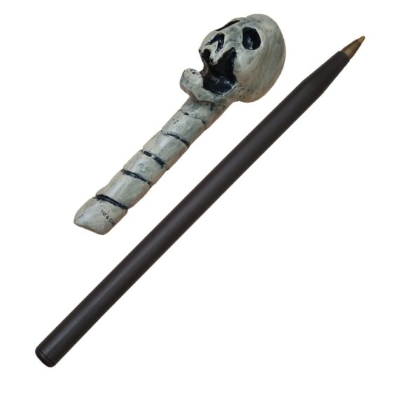 NN7953 Death Eater (skull) Wand Pen & Bookmark - Open_resized