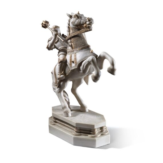 NN8723 Wizard Chess Knight Bookend White - Front_resized