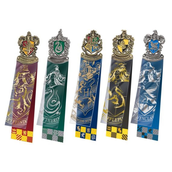 NN8725 Hogwarts Crest Bookmark Set - All Open_resized