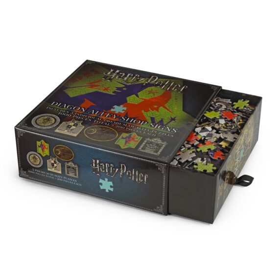 NN9459 Diagon Alley Jigsaw Puzzles - Box Open_resized