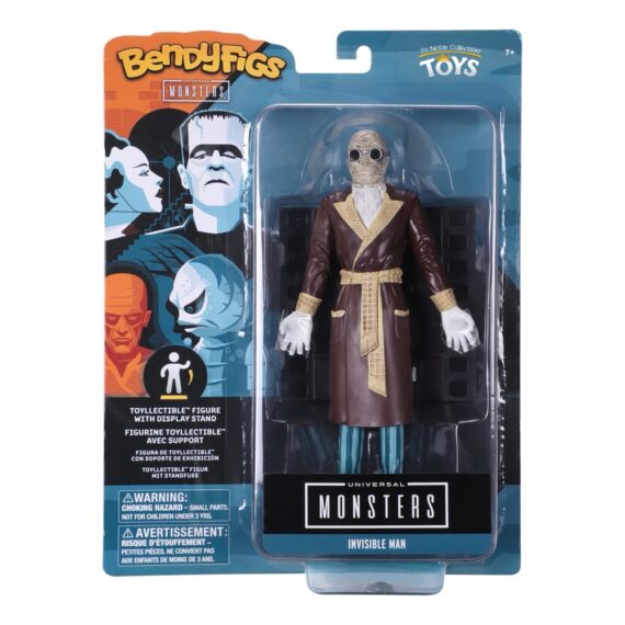 NN1168 Invisible Man Bendyfig - Packaging Front_resized