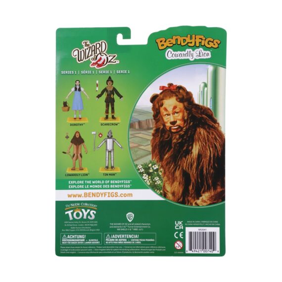 NN3041 Cowardly Lion Bendyfig - Packaging Back_resized