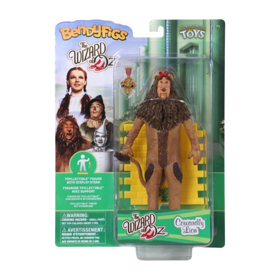 NN3041 Cowardly Lion Bendyfig - Packaging Front_resized