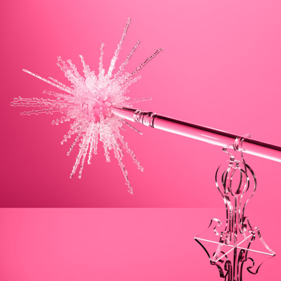 NN3293 Glinda Bubble Wand Replica - Studio 1
